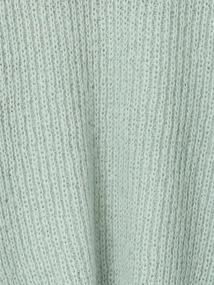 フリルカラーニット（ブラウン/ミント/キナリ）｜Samansa Mos2（サマンサ モスモス）通販