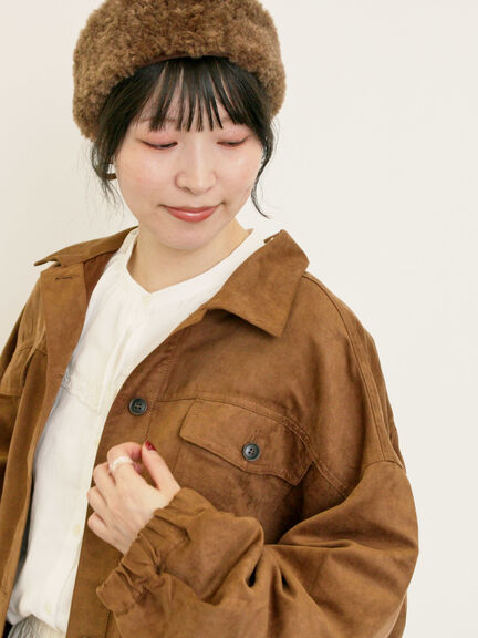 デニム/スエードアソートジャケット（キャメル/ブルー/ネイビー）｜Samansa Mos2（サマンサ モスモス）通販