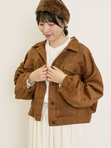 デニム/スエードアソートジャケット（キャメル/ブルー/ネイビー）｜Samansa Mos2（サマンサ モスモス）通販