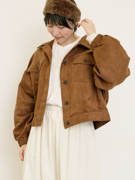 デニム/スエードアソートジャケット（キャメル/ブルー/ネイビー）｜Samansa Mos2（サマンサ モスモス）通販