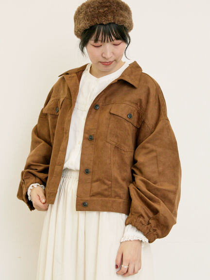 デニム/スエードアソートジャケット（キャメル/ブルー/ネイビー）｜Samansa Mos2（サマンサ モスモス）通販