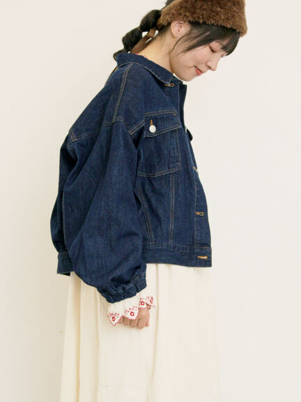 デニム/スエードアソートジャケット（キャメル/ブルー/ネイビー）｜Samansa Mos2（サマンサ モスモス）通販