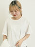 ◎レース刺繍Tシャツ（オフホワイト/ブラック）｜Samansa Mos2（サマンサ モスモス）通販