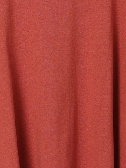 [接触冷感]袖フリルロゴ刺繍Tシャツ（グレー/オレンジ/ダークブラウン/グリーン）｜Samansa Mos2（サマンサ モスモス）通販