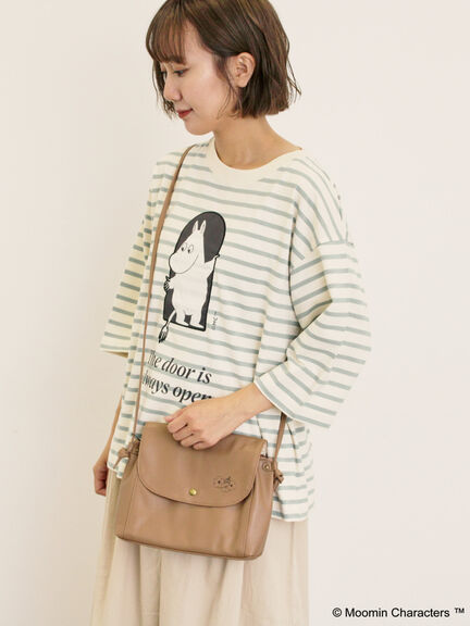 【MOOMIN×Samansa Mos2】ワッペンボーダーカットソー（グリーン/ブルー/パープル）｜Samansa Mos2（サマンサ モスモス）通販