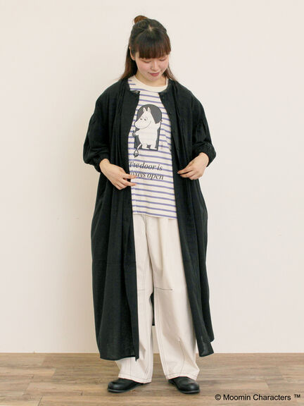 【MOOMIN×Samansa Mos2】ワッペンボーダーカットソー（グリーン/ブルー/パープル）｜Samansa Mos2（サマンサ モスモス）通販