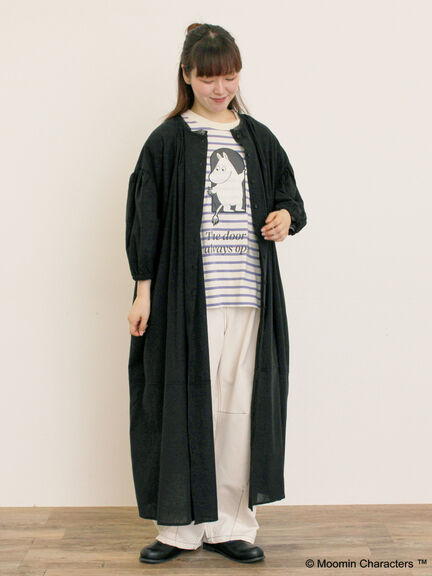 【MOOMIN×Samansa Mos2】ワッペンボーダーカットソー（グリーン/ブルー/パープル）｜Samansa Mos2（サマンサ モスモス）通販