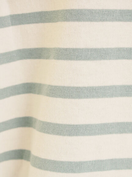 【MOOMIN×Samansa Mos2】ワッペンボーダーカットソー（グリーン/ブルー/パープル）｜Samansa Mos2（サマンサ モスモス）通販