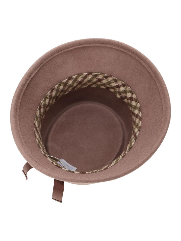 セール】 【消臭効果】ウールフェルトハット（モカ/ダークブラウン