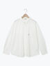 ワンポイントロゴ刺繍シャツ(オフホワイト/ピンク/ブラウン/ブルー)|Samansa Mos2(サマンサ モスモス)通販