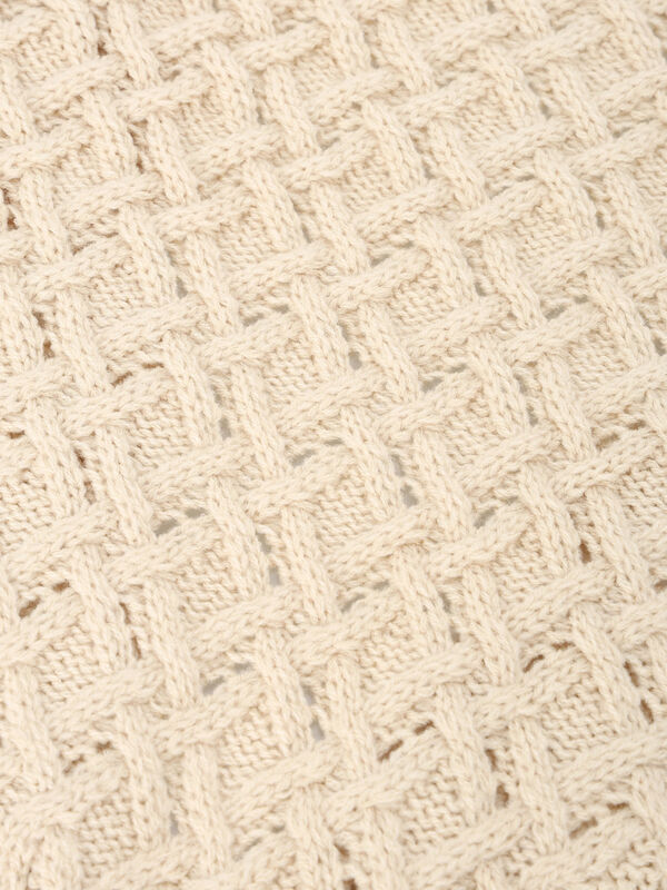 セール】 トライアングルニットストール（ベージュ/アクセサリー