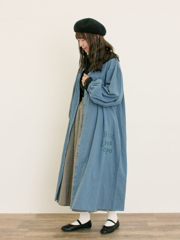 マカベアリス×Samansa Mos2】刺繍ワンピース《S/Mサイズ》（ベージュ