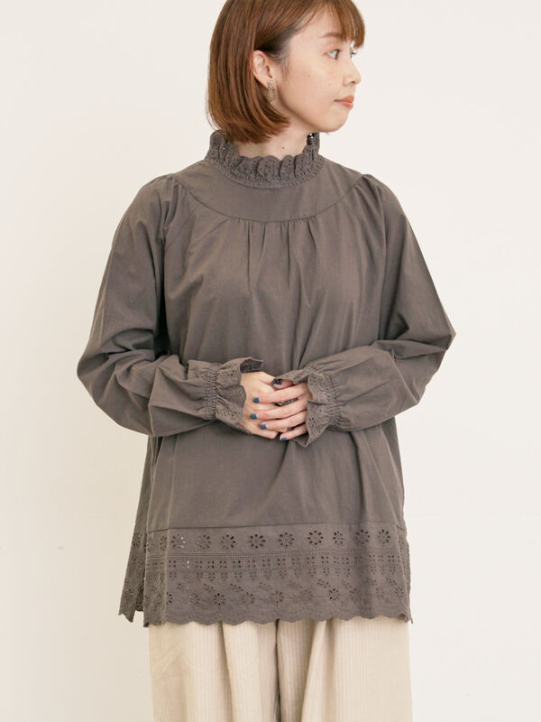 ケイナリタ　スカラップブラウス　ブラウス　シャツ Drawer - KEINA RITA ケイナリタ スカラップブラウスの通販 by