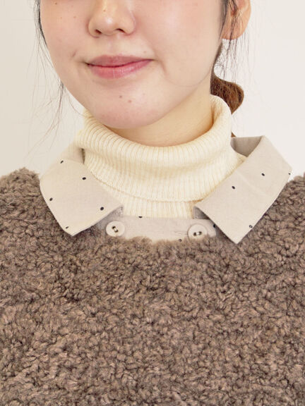 前後2WAYボアベスト（ベージュ/ダークブラウン/キナリ）｜Samansa Mos2（サマンサ モスモス）通販