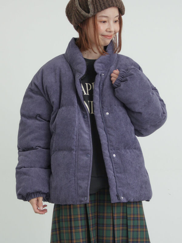 柄アソートコーディロイブルゾン（オフホワイト/ベージュ/ミント