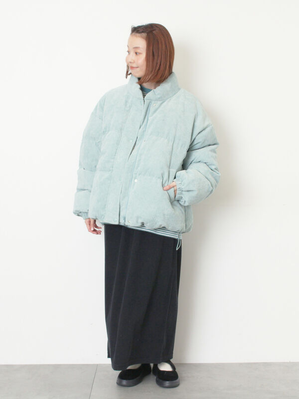 柄アソートコーディロイブルゾン（オフホワイト/ベージュ/ミント