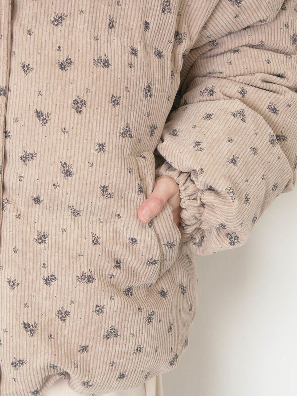 セール】 柄アソートコーディロイブルゾン（オフホワイト/ベージュ