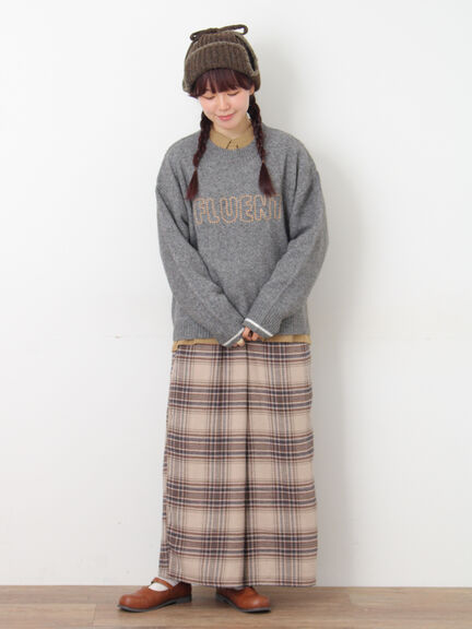 配色ステッチニットフライトキャップ（レッド/ベージュ/ブラウン）｜Samansa Mos2（サマンサ モスモス）通販