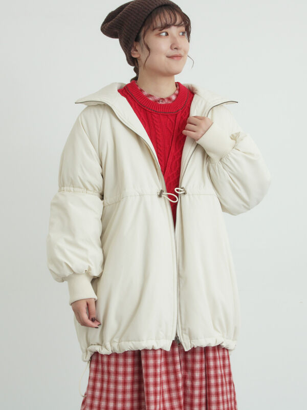 【リバーシブル】キャンディースリーブ中綿コート（キナリ）｜Samansa Mos2（サマンサ モスモス）通販