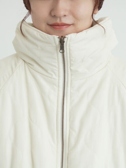 【リバーシブル】キャンディースリーブ中綿コート（チャコールグレー/オレンジ/キナリ）｜Samansa Mos2（サマンサ モスモス）通販