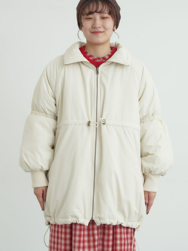 セール】 【リバーシブル】キャンディースリーブ中綿コート