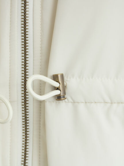 【リバーシブル】キャンディースリーブ中綿コート（チャコールグレー/オレンジ/キナリ）｜Samansa Mos2（サマンサ モスモス）通販