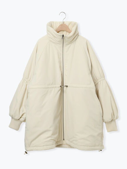 【リバーシブル】キャンディースリーブ中綿コート（チャコールグレー/オレンジ/キナリ）｜Samansa Mos2（サマンサ モスモス）通販