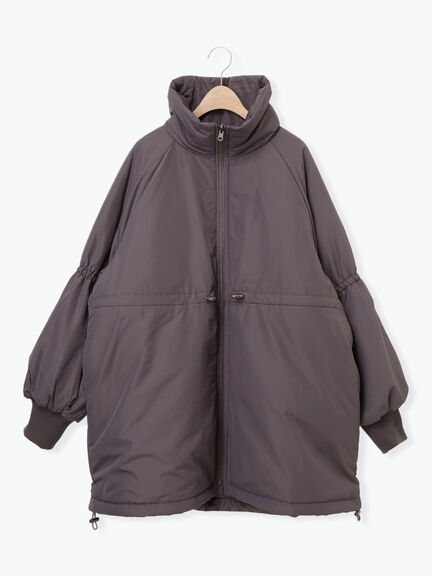 【リバーシブル】キャンディースリーブ中綿コート（チャコールグレー/オレンジ/キナリ）｜Samansa Mos2（サマンサ モスモス）通販