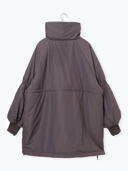 【リバーシブル】キャンディースリーブ中綿コート（チャコールグレー/オレンジ/キナリ）｜Samansa Mos2（サマンサ モスモス）通販