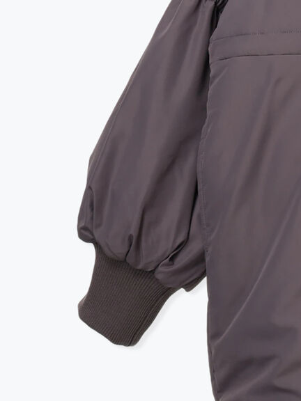 【リバーシブル】キャンディースリーブ中綿コート（チャコールグレー/オレンジ/キナリ）｜Samansa Mos2（サマンサ モスモス）通販