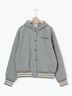 ウール混セーラーカラー2WAY刺繍スタジャン（グレー/ベージュ/ネイビー）｜Samansa Mos2（サマンサ モスモス）通販