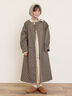 メルトン切替キルティングコート（チャコールグレー/ベージュ/ブラウン）｜Samansa Mos2（サマンサ モスモス）通販