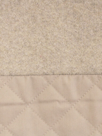 メルトン切替キルティングコート（チャコールグレー/ベージュ/ブラウン）｜Samansa Mos2（サマンサ モスモス）通販