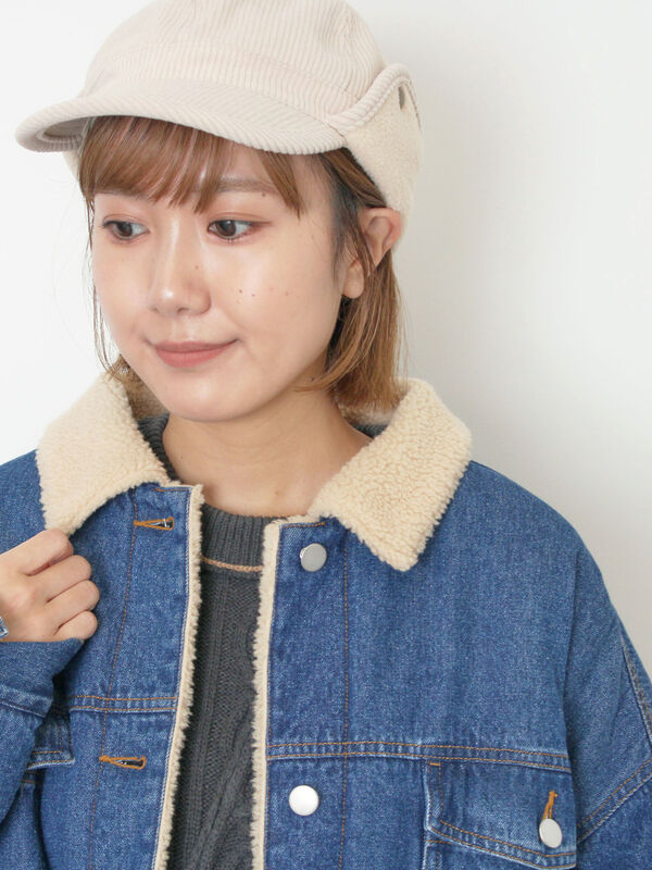 セール】 デニムボアジャケット（ブラック/ブルー/ネイビー/アウター