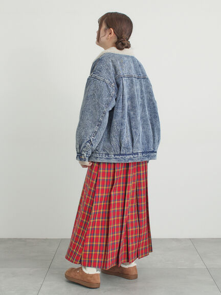 デニムボアジャケット（ブラック/ブルー/ネイビー）｜Samansa Mos2（サマンサ モスモス）通販