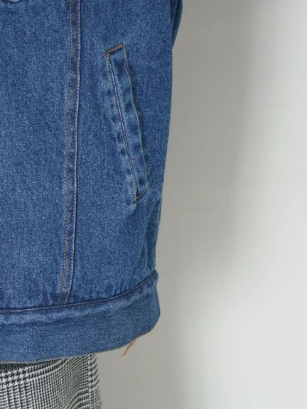 デニムボアジャケット（ブラック/ブルー/ネイビー）｜Samansa Mos2（サマンサ モスモス）通販