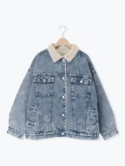 デニムボアジャケット（ブラック/ブルー/ネイビー）｜Samansa Mos2（サマンサ モスモス）通販