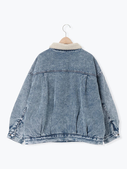 デニムボアジャケット（ブラック/ブルー/ネイビー）｜Samansa Mos2（サマンサ モスモス）通販