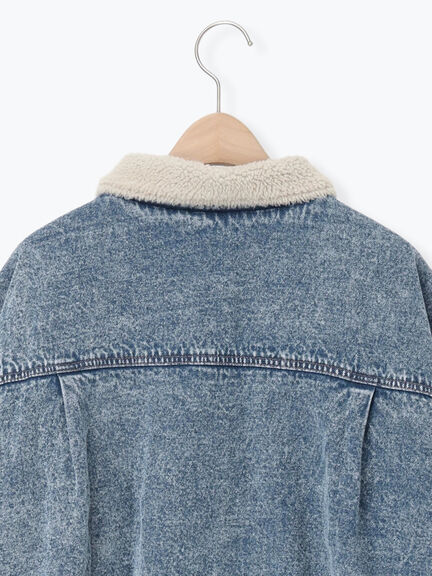 デニムボアジャケット（ブラック/ブルー/ネイビー）｜Samansa Mos2（サマンサ モスモス）通販