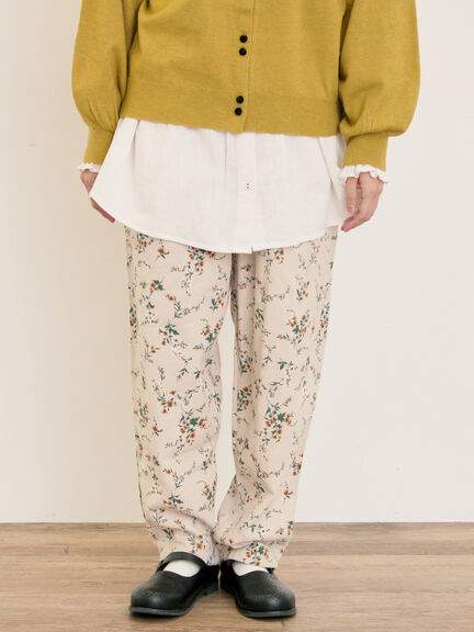 【M/Lサイズ】柄アソートテーパードパンツ（チャコールグレー/ベージュ/カーキ/キナリ）｜Samansa Mos2（サマンサ モスモス）通販