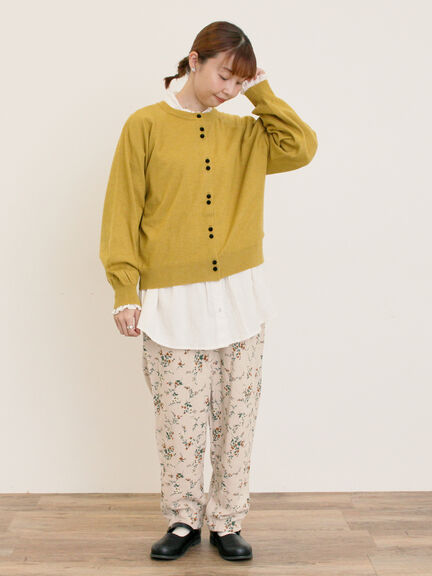 【M/Lサイズ】柄アソートテーパードパンツ（チャコールグレー/ベージュ/カーキ/キナリ）｜Samansa Mos2（サマンサ モスモス）通販