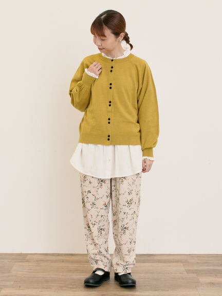 【M/Lサイズ】柄アソートテーパードパンツ（チャコールグレー/ベージュ/カーキ/キナリ）｜Samansa Mos2（サマンサ モスモス）通販