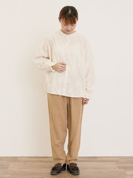 【M/Lサイズ】柄アソートテーパードパンツ（チャコールグレー/ベージュ/カーキ/キナリ）｜Samansa Mos2（サマンサ モスモス）通販