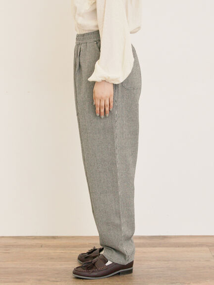 【M/Lサイズ】柄アソートテーパードパンツ（チャコールグレー/ベージュ/カーキ/キナリ）｜Samansa Mos2（サマンサ モスモス）通販