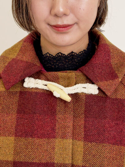 [タスマニアウール]2WAY襟ロングコート（ブラック/ボルドー/ベージュ/ブルー）｜Samansa Mos2（サマンサ モスモス）通販