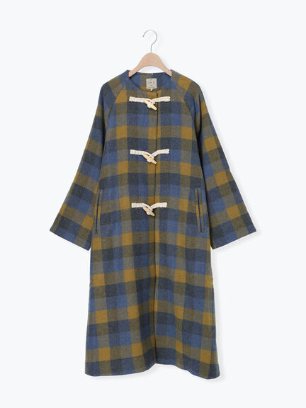 [タスマニアウール]2WAY襟ロングコート（ブラック/ボルドー/ベージュ/ブルー）｜Samansa Mos2（サマンサ モスモス）通販