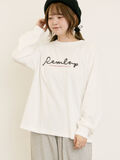 コード刺繍長袖Tシャツ（オフホワイト）｜Samansa Mos2（サマンサ モスモス）通販