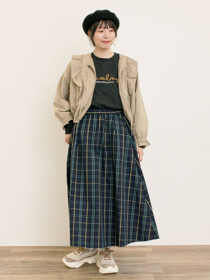 コード刺繍長袖Tシャツ（オフホワイト/ブラック/ブルー/キナリ）｜Samansa Mos2（サマンサ モスモス）通販