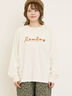 コード刺繍長袖Tシャツ（オフホワイト/ブラック/ブルー/キナリ）｜Samansa Mos2（サマンサ モスモス）通販
