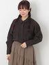 切替ピンタックブラウス（チャコールグレー）｜Samansa Mos2（サマンサ モスモス）通販